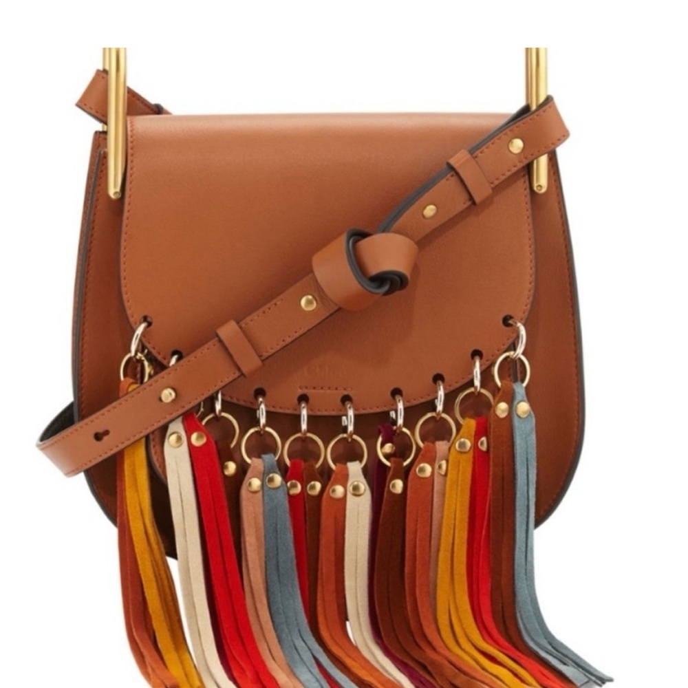 Chloe Hudson crossbody rainbow “Technicolor dream”
